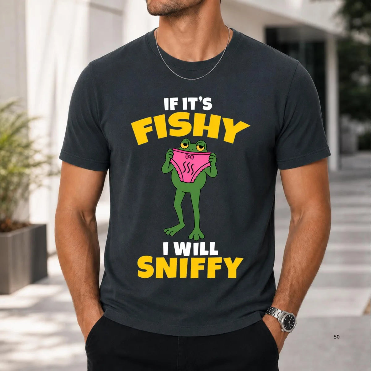 Frog If It's Fishy I Will Sniffy T-Shirt