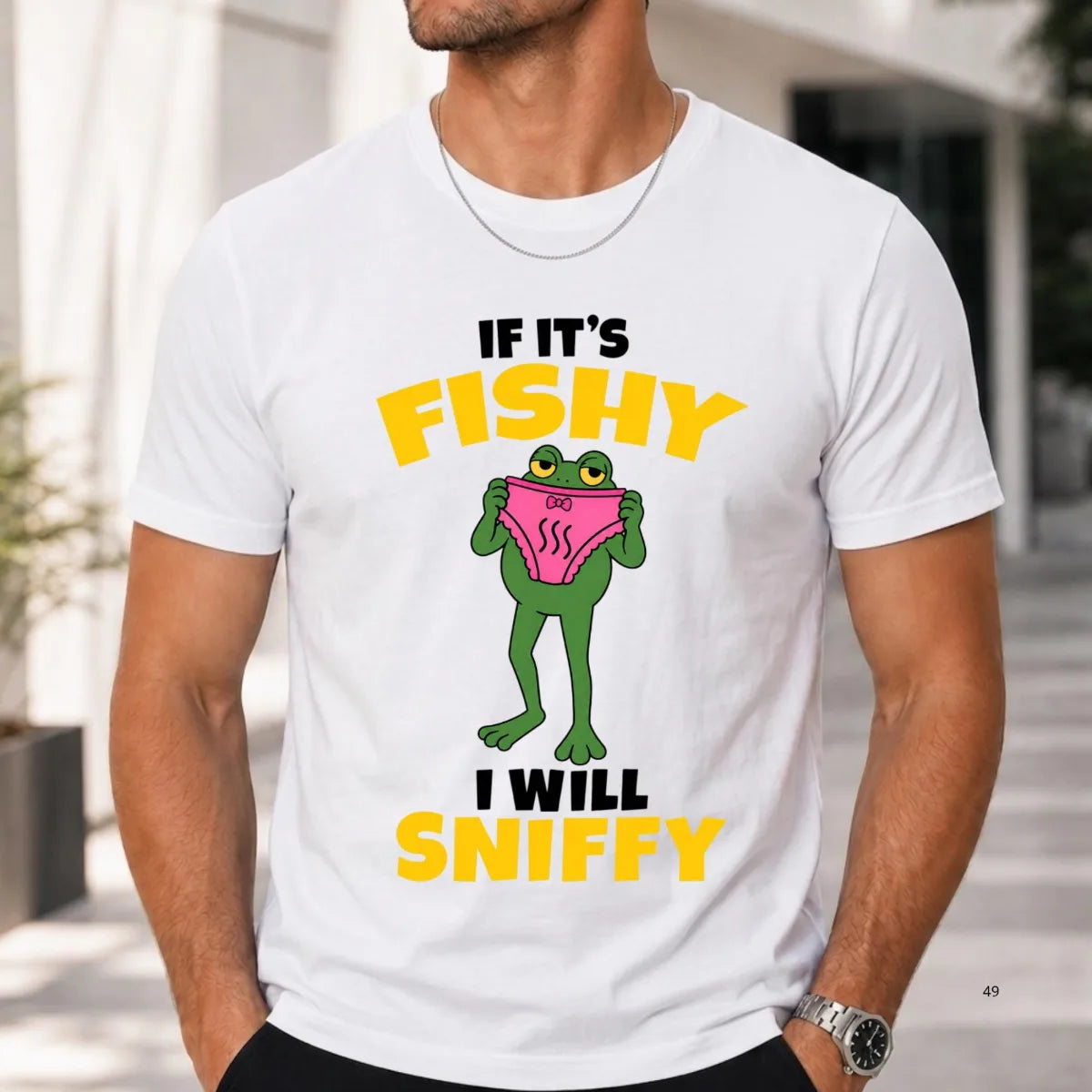 Frog If It's Fishy I Will Sniffy T-Shirt