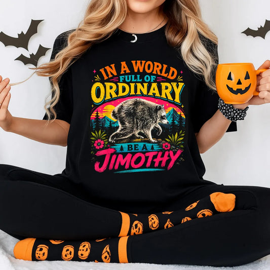 In a World Full of Ordinary Be a Jimothy T-Shirt
